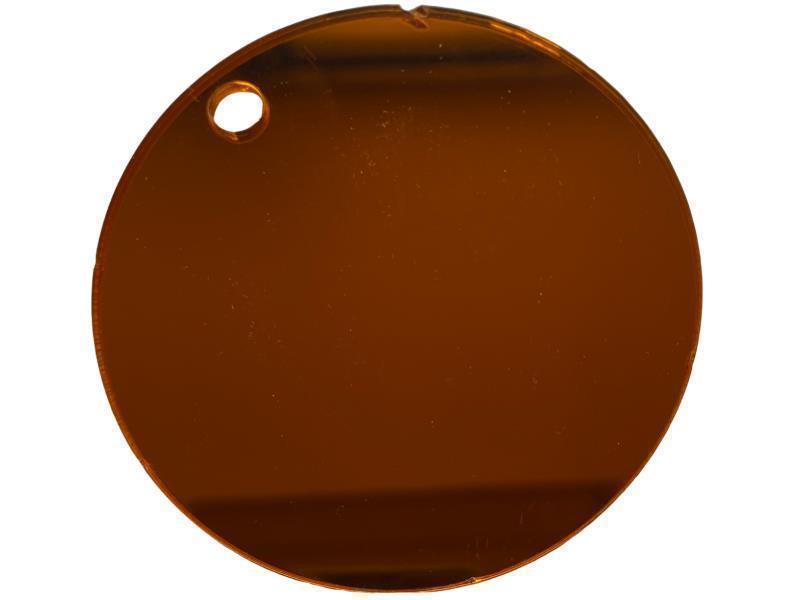 PLEKSI STEKLO, oranžna, ogledalo (11110)  deb: 3 mm