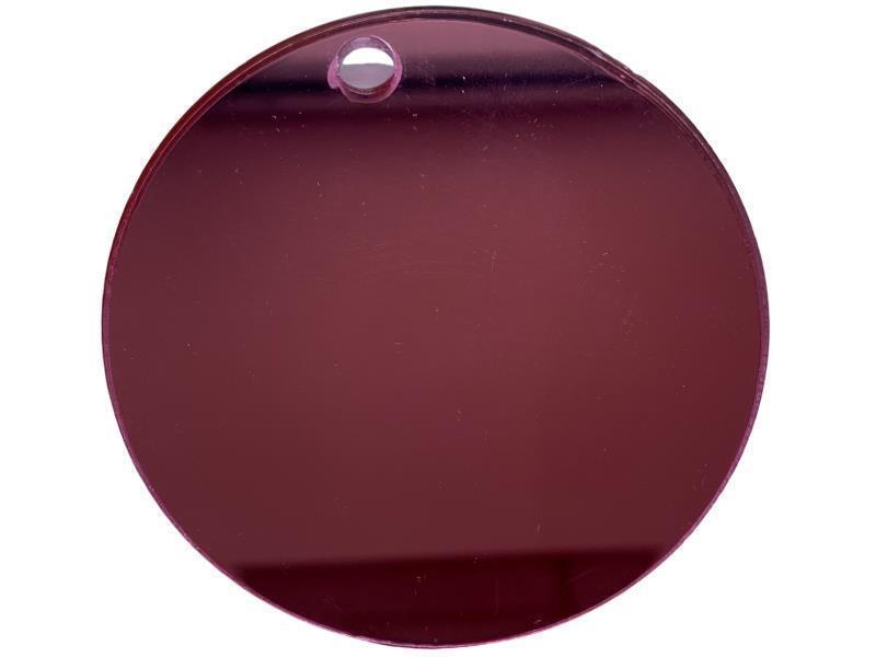 PLEKSI STEKLO, roza, ogledalo (11112)  deb: 3 mm