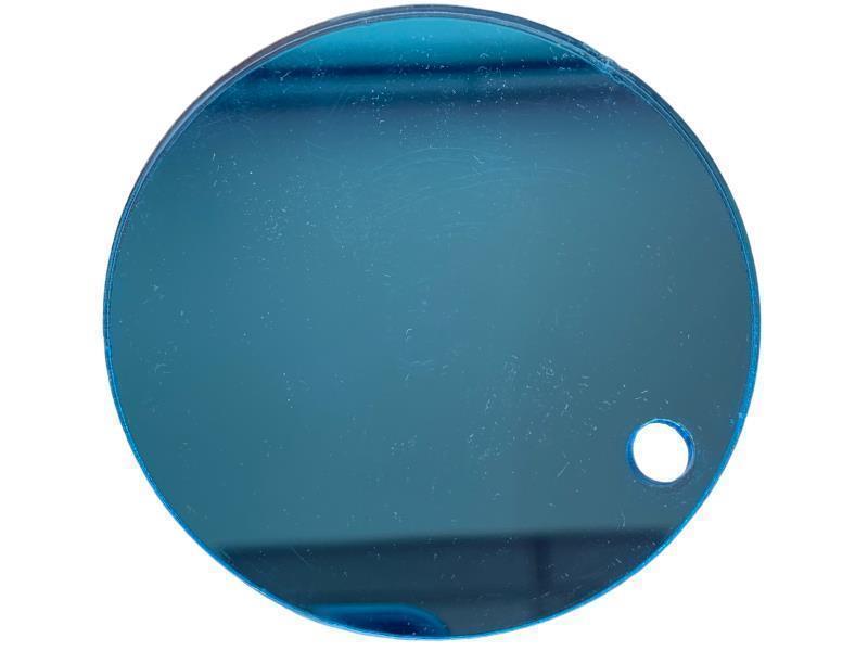 PLEKSI STEKLO, nebeško modra, ogledalo (11105)  deb: 3 mm