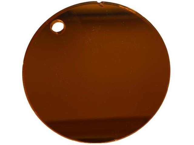 PLEKSI STEKLO, oranžna, ogledalo (11110)  deb: 3 mm