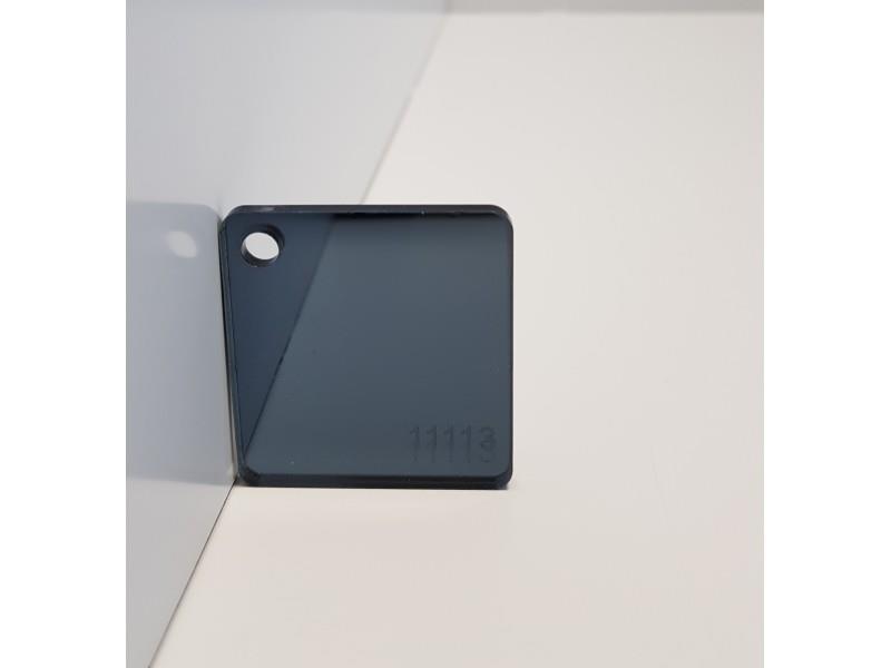 PLEKSI STEKLO, temno siva, ogledalo (11113)  deb: 3 mm