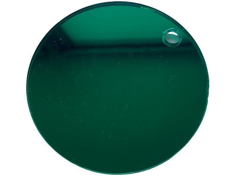 PLEKSI STEKLO, zelena, ogledalo (11107)  deb: 3 mm