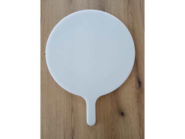 Pladenj za pico, bel, deb: 10 mm