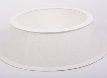 Round upstand for a rooflight dome